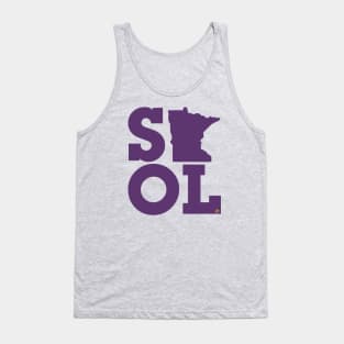 Block "State SKOL" - Stacked (Purple) Tank Top